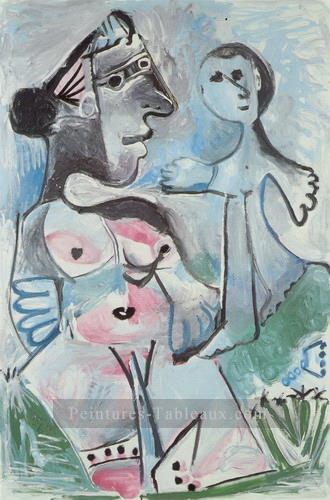Vénus et Amour 1967 cubiste Pablo Picasso Peintures à l'huile